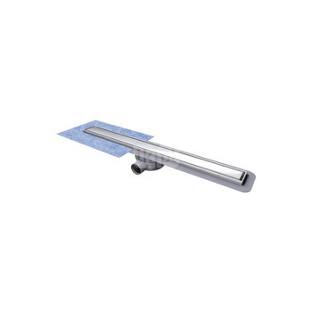 Odpływ prysznicowy prostokątny KESSEL Linearis Compact, 1020 x 80 mm, z kratką, dł: 950 mm, szer: 66 mm, stal szlachetna, z syfonem