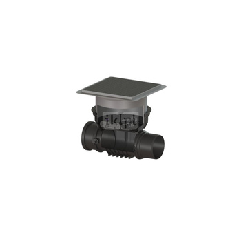 Korpus/czyszczak DN 150 z pokrywą czarną