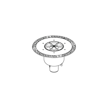 TECEdrainpoint S - odplyw pionowy z kolnierzem uniwersal