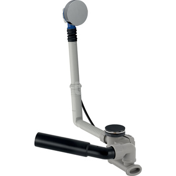 Zestaw odpływowo-przelewowy Geberit, d52, długość 26 cm, z zestawem wykończeniowym: Chrom błyszczący, d=40/50mm