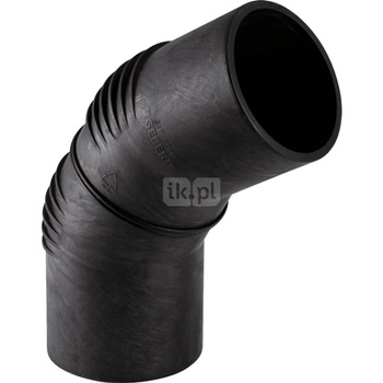 Kolano 60' GEBERIT Silent-db20, PE / polietylen, 75 mm, DN 70 x 75 mm x DN 70 (króciec)