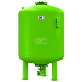 Naczynie wzbiorcze REFLEX Refix DT, pojemność 3000 l, 10 bar / 70'C, kolor zielony, do instalacji  C.W.U.