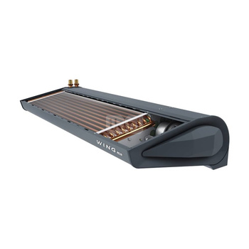 Kurtyna powietrzna WING II W100 EC z wodnym wymiennikiem ciepła DARK (RAL7016)