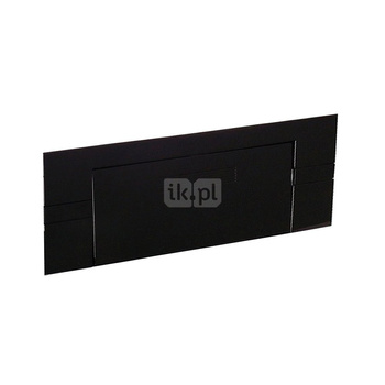 Automatyczna płaska szufelka FlyVac do zabudowy w cokole szafki kuchennej czarna