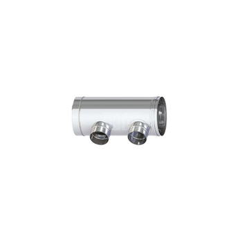SPS Trójnik koncentryczny DN 300/400 87' podłączeniowy 2 x150mm do kotła MCA160 wyjście spalin lewe