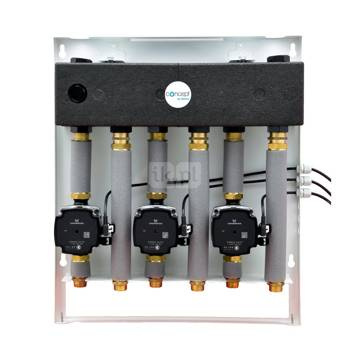 CONCEPT Zestaw MIX-BOX 111 z grupami GP/GP/GP MIX BOX 20, z pompami Grundfos UPM3S Auto 15-60 