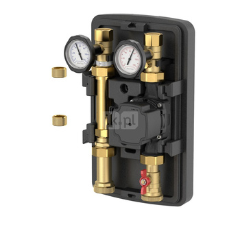 Grupa pompowa FLAMCO MEIBES GZ gazowy walcowy x GW gazowy walcowy 1 1/2 cala (40) x DN 25 Kvs7.8, z izolacją, z pompą obiegową