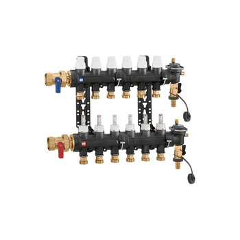 Zespół rozdzielaczy bez skrzynki 1" GW, ilość wyjść 6