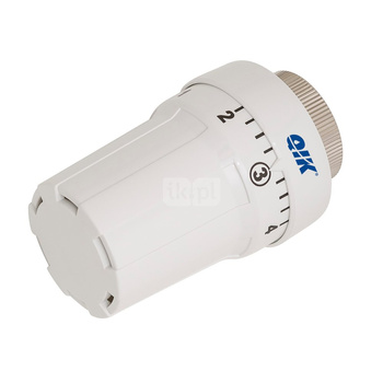 Głowica termostatyczna QIK THE - new design z blokadą na 16'C, zakres reg. 5-28'C, przyłącze M30x1,5