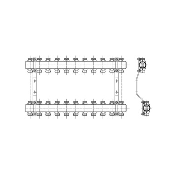 PHA-109 9-obwodowy PN10 Rozdzielacz CuZn