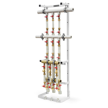 Zespół rozdzielaczy mieszkaniowych - 8 mieszkań