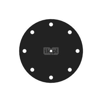 Uszczelka flanszy fi 180 mm z otworem do montażu anody magnezowej
