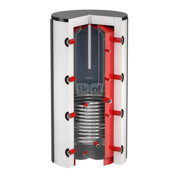 Podgrzewacz FLAMCO MEIBES KPS z wężownicą, 150 l, Spiralny, Powlekanie, 3 / 10