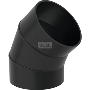 Długi łuk 45' GEBERIT HDPE, PE / polietylen, 250 mm, DN 250 x 250 mm x DN 250 (króciec)