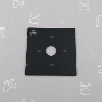 Rozeta wylotu wannowego podtynkowego MOKAIT BLACK