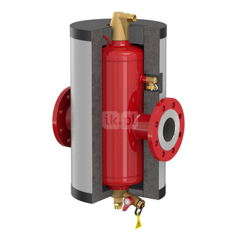 Płaszcz izolacyjny FLAMCO MEIBES Flamcovent Clean IsoPlus 200, fi 560 mm, wysokość 1178 mm do separatora