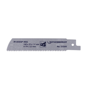 Specjalny brzeszczot do rur, 140 x 25 x 1,6