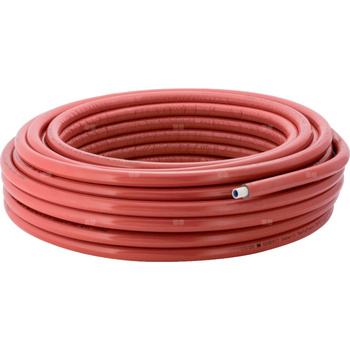 Rura ML Geberit Mepla, MeplaTherm, okrągła izolowana, czerwona, w zwojach d20 L50m 10mm