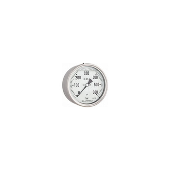Manometr z rurką Bourdona AFRISO RF glicerynowy 0/2,5 bar G1/4B aksjalne fi 80 mm, kl. 1.6%