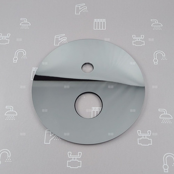 Rozeta z uszczelkami do zestawu podtynkowego MOZA CHROM