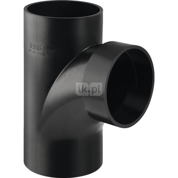 Trójnik GEBERIT HDPE, łagodny 88.5' PE 110 mm (króciec z tworzywa sztucznego do spawania/zgrzewaniania x króciec z tworzywa sztucznego do spawania/zgrzewaniania x króciec z tworzywa sztucznego do spawania/zgrzewaniania)