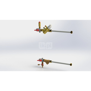 Zawór równoważący COMAP Nexus Vivax S (zestaw przyłączeniowy) mosiądz DN 20