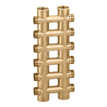 Rozdzielacz podwójny – monoblok 3/4" 8+8