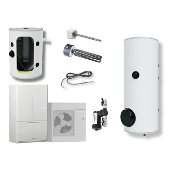 Zestaw z pompą ciepła  Zestaw MAGIS PRO 9 V2 M300 B100