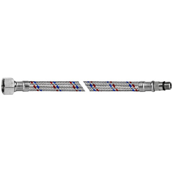 QIK Wąż elastyczny w oplocie INOX 3/8 X M10 80 KR