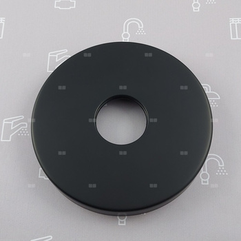 Rozeta z uszczelką  do baterii wannowej wolnostojącej MOZA BLACK