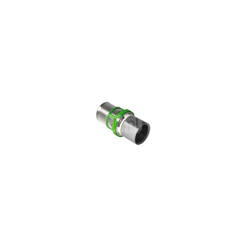 Złączka prosta adaptacyjna, końcówka zaprasowywana COMAP MultiSkin Visu-Control, mosiądz, 16x2 x 15 mm (MZ x lut)