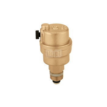 ROBOCAL - Odpowietrznik automatyczny z zaworem stopowym 1/2" GZ. Upust poziomy