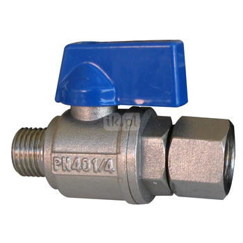 Typ 213 BIS - zawór odcianjący z kurkiem upustowym do manometru 1/4''