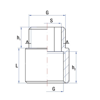 Przedłużka RUMET z rury mosiądz 3/4'' x 3/4'' (GW x GZ), 15 mm