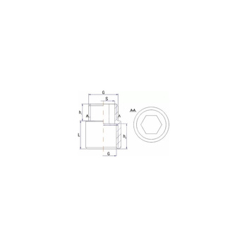 Przedłużka RUMET mosiądz 3/4'' x 3/4'' (GW x GZ), 30 mm