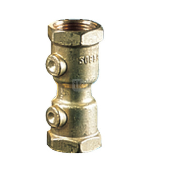 Zawór zwrotny gwintowany wew., trójnożne zawieradło grzybkowe wspom. sprężyną, typ 297, Pnom 1,0 MPa, 1 1/4"