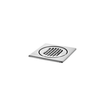 Kratka podłogowa wykonana ze stali nierdzewnej 150x150mm