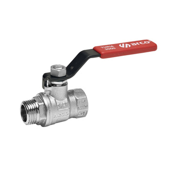 Zawór kulowy ARCO TURIA 1/4'' GW x GZ, uchwyt: dźwignia