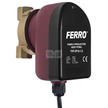 Pompa obiegowa FERRO CP15-1.5 x 230 V/10bar