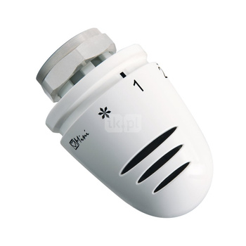Głowica termostatyczna prosta HERZ Mini, zakres reg. 6-28'C, przyłącze M 28 x 1,5, kolor biały