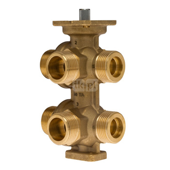 Zawór regulacyjny Zawór 6-drogowy TA-6 DN 15 DZR kvs=2.8