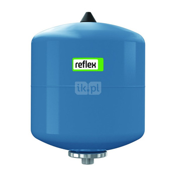 Naczynie wzbiorcze REFLEX DE 8, pojemność 8 l, 25 bar / 70'C, kolor niebieski, do instalacji  C.W.U.