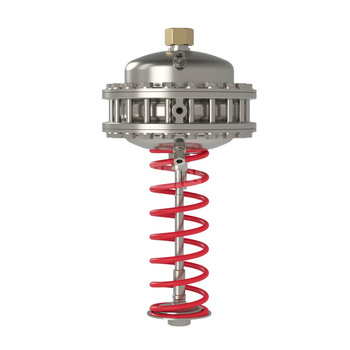 Regulator różnicy ciśnień/przepływu AFPQ, PN 40, 0.15 bar - 1.50 bar, 0.50 bar, 250 cm², CZERWONY