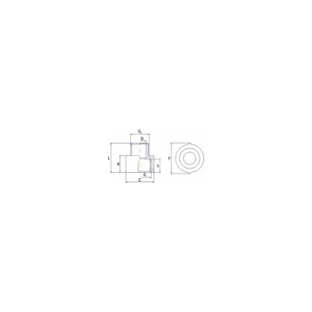 Przedłużka redukcja RUMET mosiądz 1/2'' x 3/8'' (GW x GZ), 27 mm