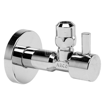Zawór wodny ARCO ART A80 design kątowy (pokrętło TECH) GZ 1/2'' x GZ 3/8''