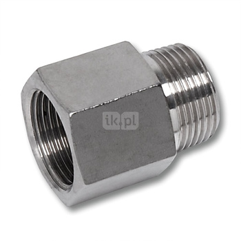 Nypel SANHA NiroSan Press, stal nierdzewna, 3/4'' (GZ x GW)