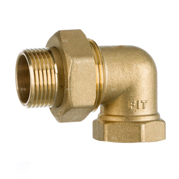 Śrubunek kątowy stożek mosiężny 1''