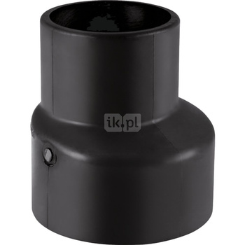 Zwężka niesymetryczna GEBERIT Silent-db20 redukcja, PE / polietylen, 75 mm, DN 70 x 56 mm (króciec)
