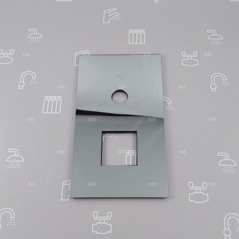 Rozeta z uszczelkami do zestawu podtynkowego LOGON CHROM