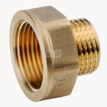 Redukcja FERRO (żółty), 3/4'' x 1/2'' (GW x GZ)